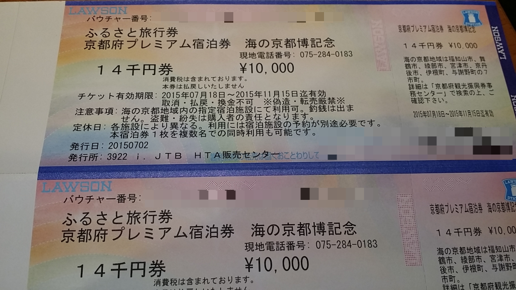 京都ふるさと旅行券