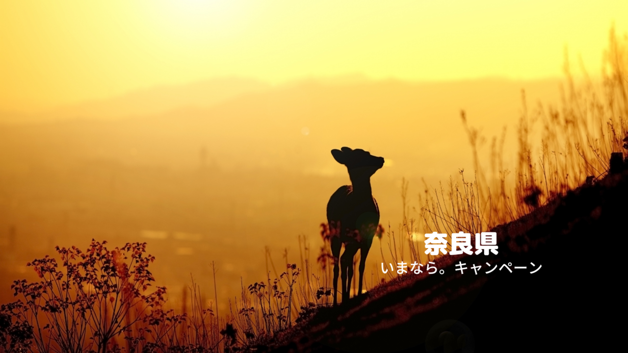 奈良県の全国旅行支援「いまなら。キャンペーン」