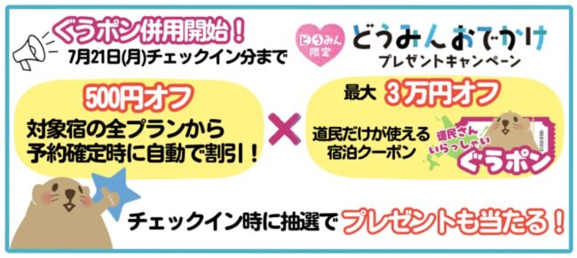 どうみんおでかけプレゼントキャンペーン